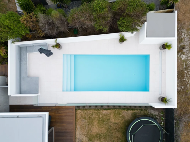 Beautiful modern swimming pool